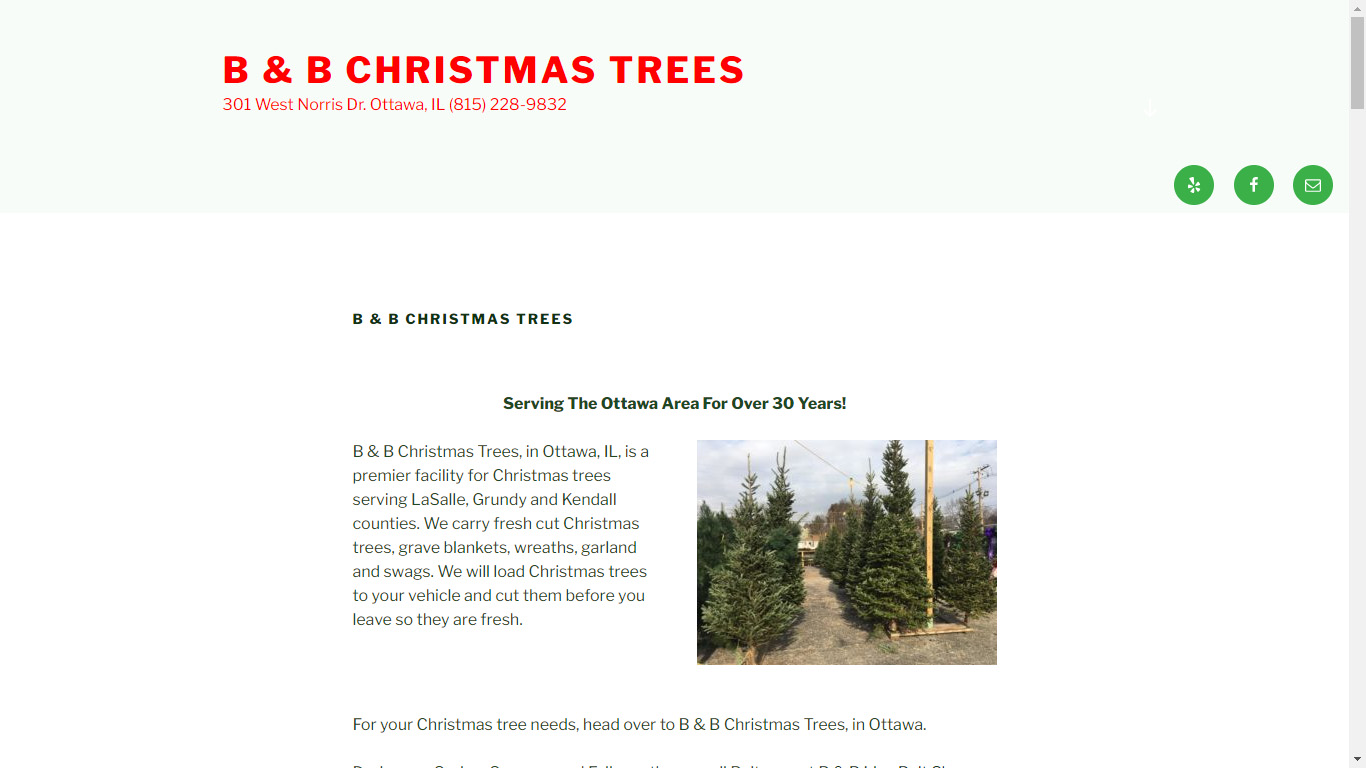 B & B Christmas Trees | Cre8tivBusiness.com